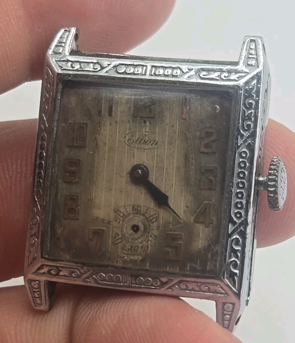 Vintage Mens Elbon Watch For Repairs 25.6mm