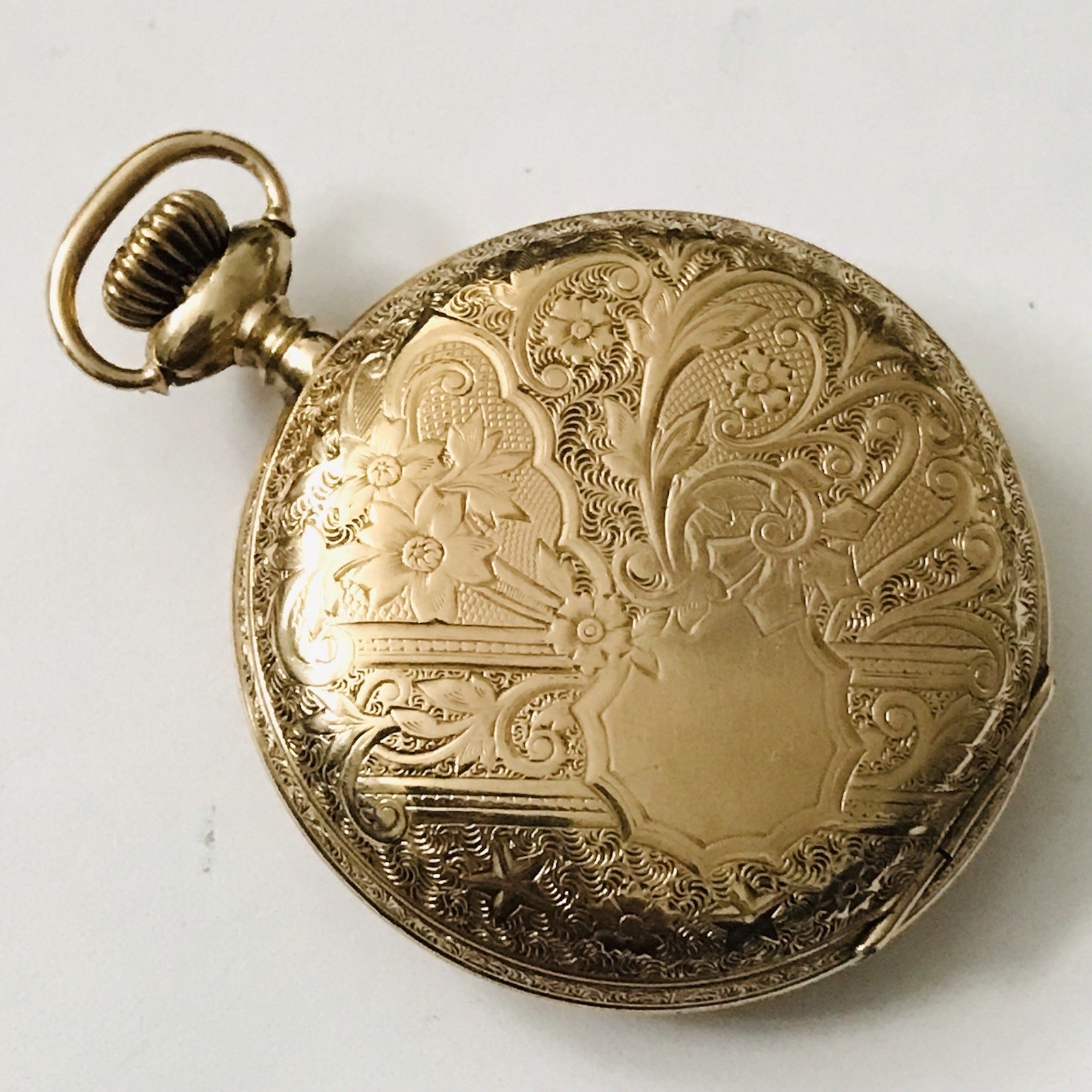 Antique 1900 Elgin Pocket Watch 6s RS Special Gold Filled Mens Runs