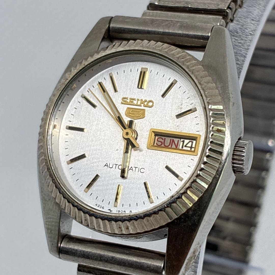 Excellent Condition Working SEIKO 5 Ladies Watch 70s Vintage