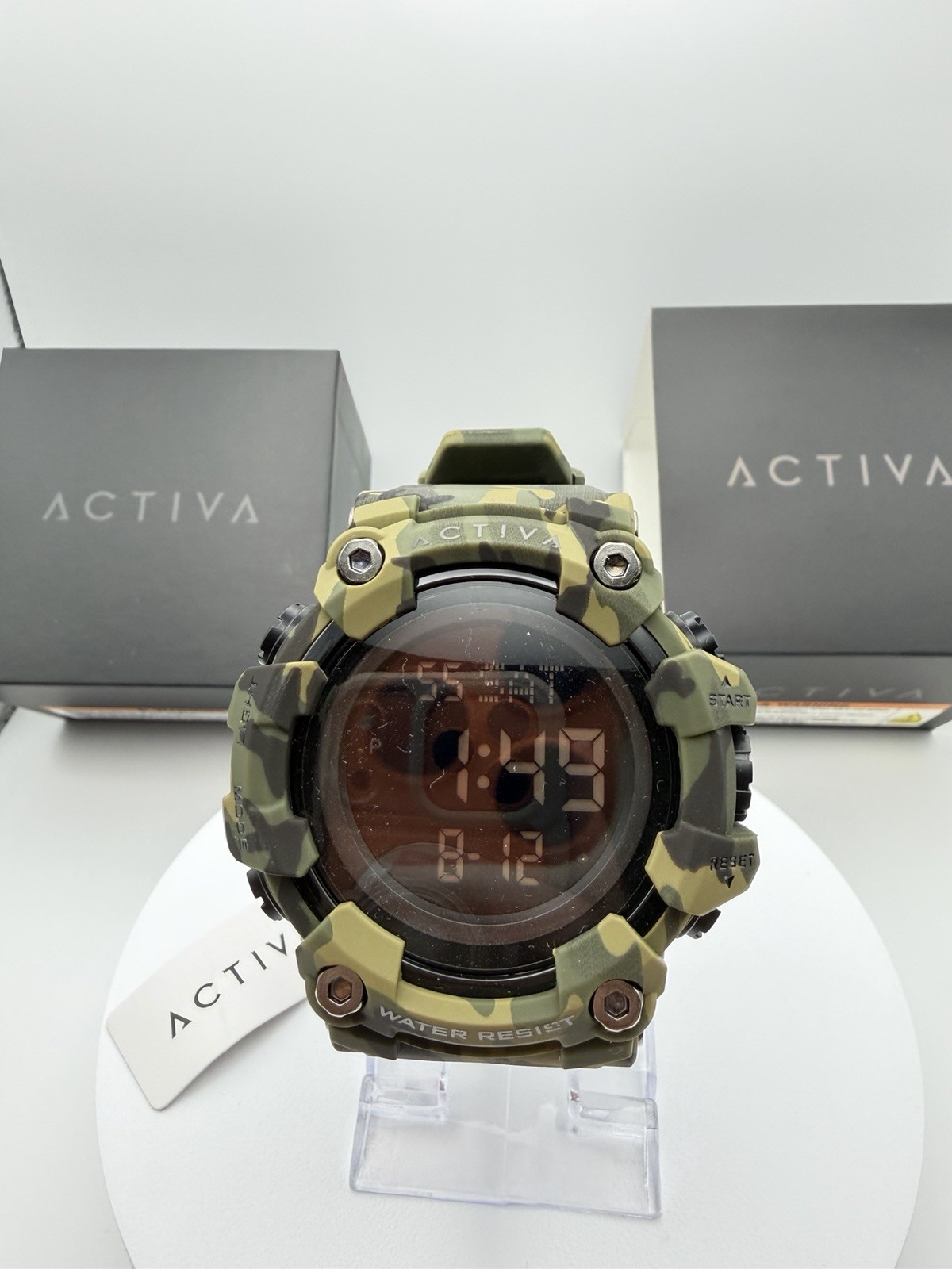 ACW1968-001- Activa X Invicta Digital Men’s Watch – 56mm, Camouflage, Green.