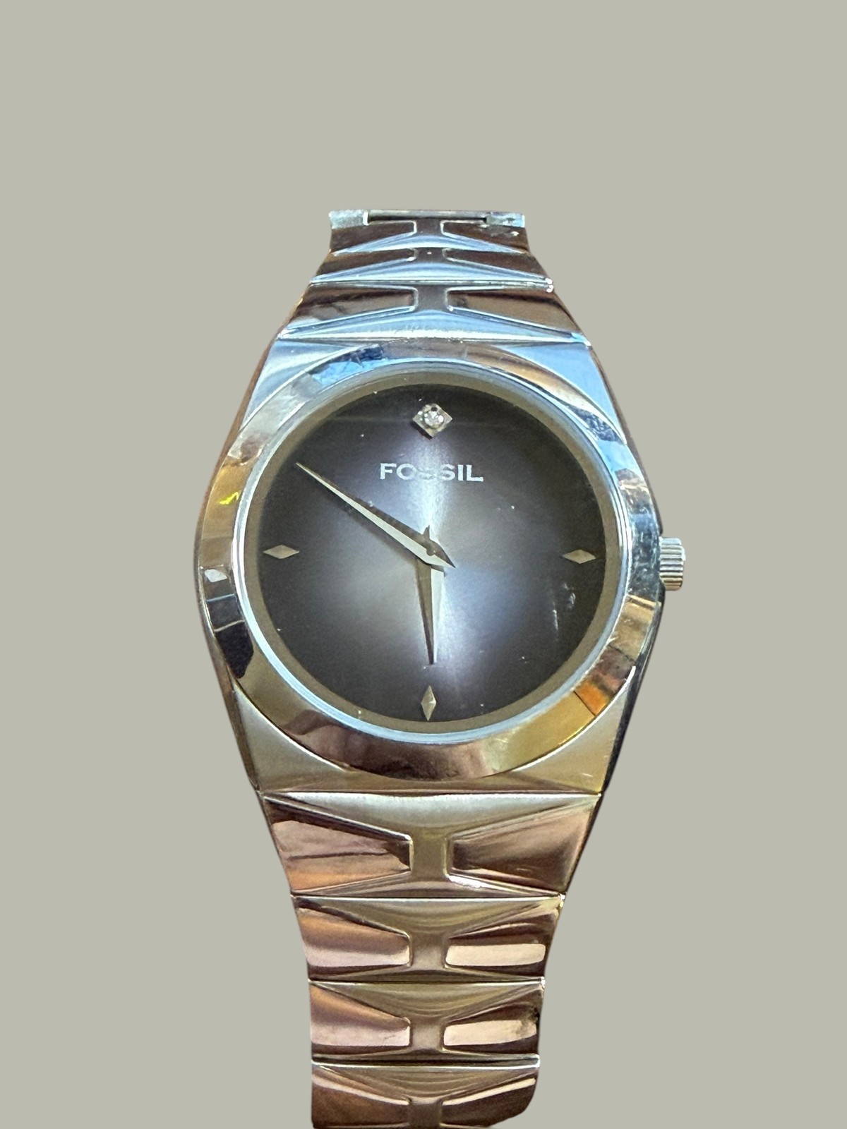Fossil ARKITEKT FS-4022 Men’s Stainless Steel Gray Dial Quartz Wristwatch