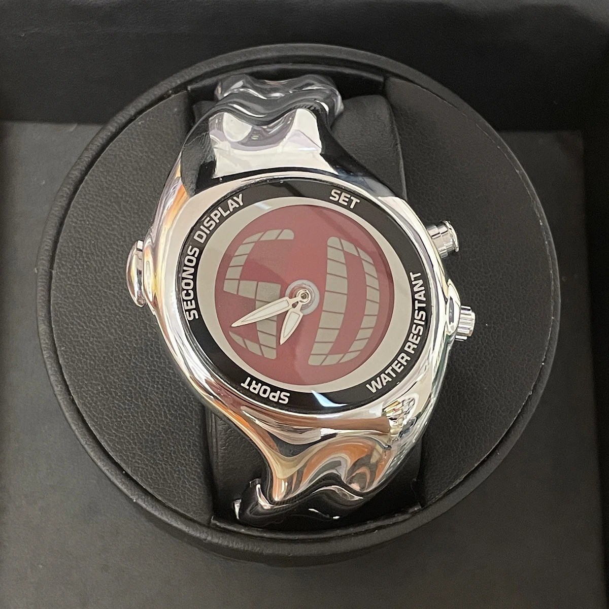 Y2K Digital Analog Quartz Watch Men Dual Display Vintage Futuristic Metal Gift