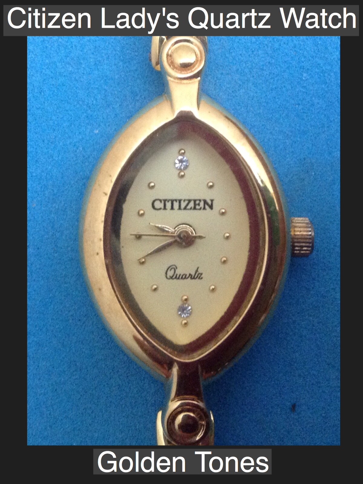Citizen Lady’s Quartz Watch Golden Tone Semi Formal More Than Casual Elaborate