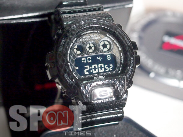 Casio G-Shock 3D Paint Diamond Pattern Crosshatch Men’s Watch DW-6900DS-1