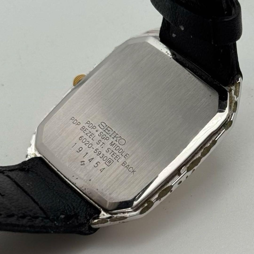 NEW battery Seiko Dolce 6020-5930 Quartz Watch JDM 1970s Rare Vintage