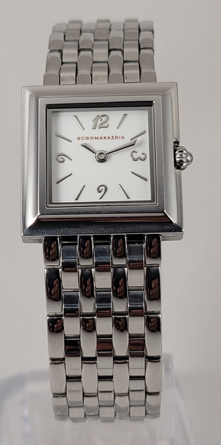 BCBCMAXAZRIA Women’s Stainless St 21x21mm Rectangle Water Resist 3 ATM