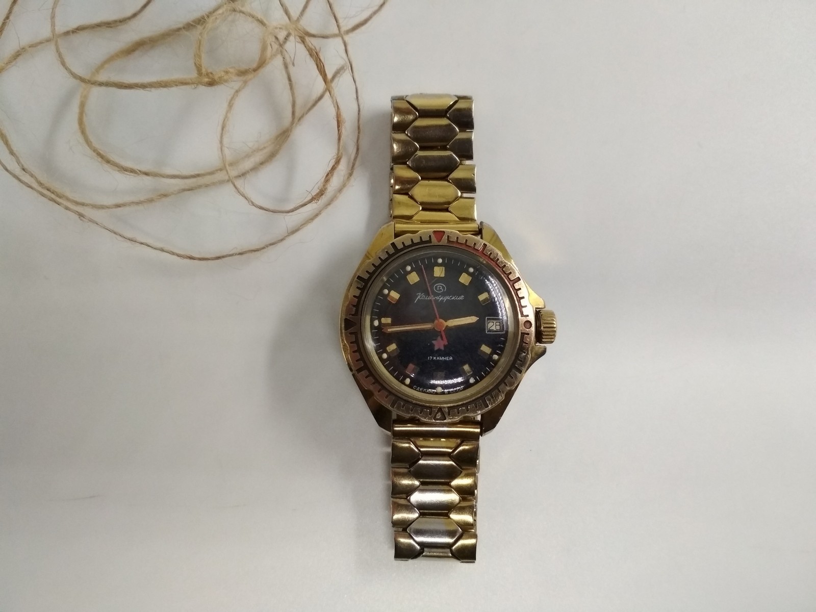 Soviet mechanical wristwatches Vostok Komandirskie, *347