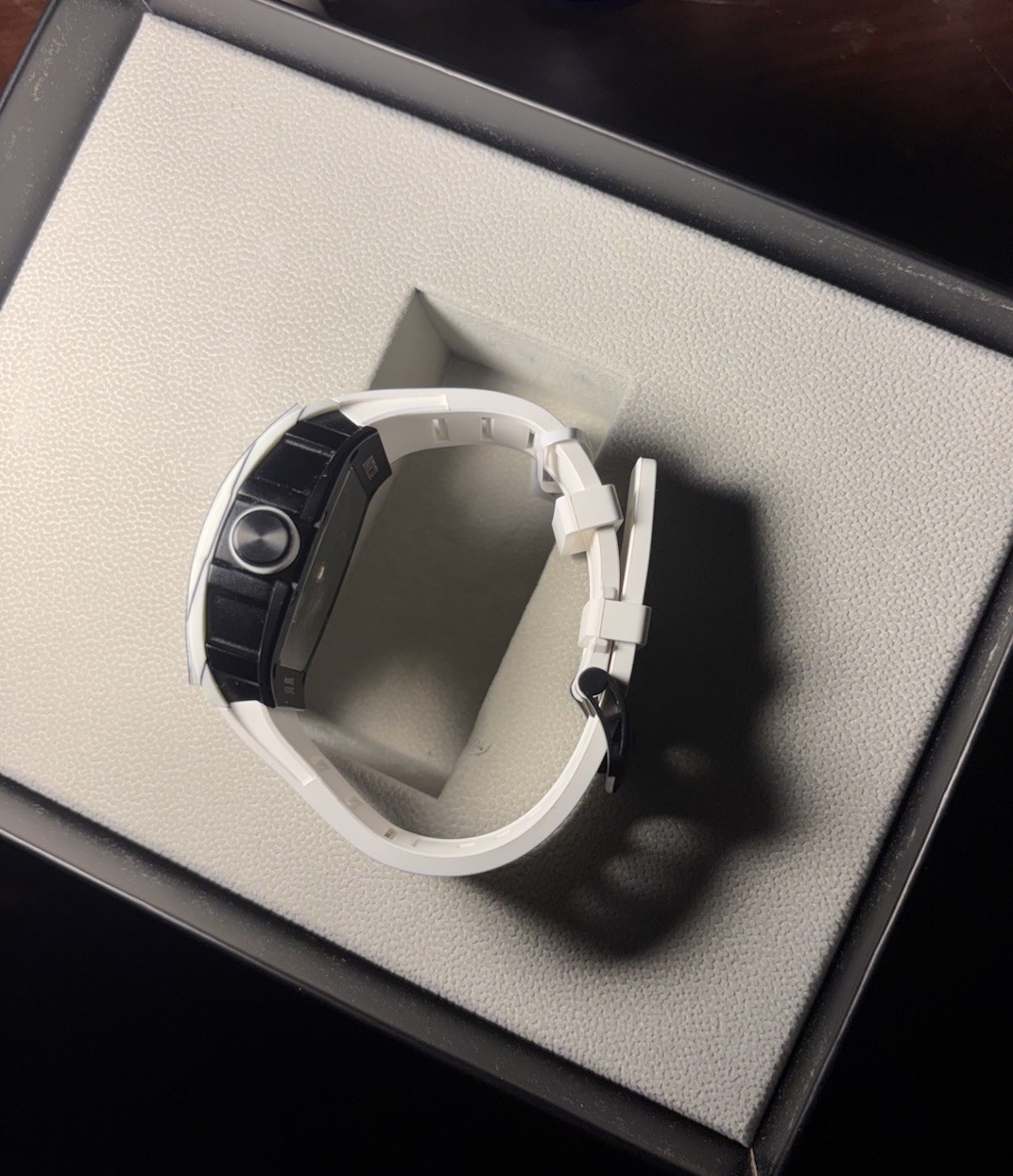 Invicta Automatic Skeleton Dial Wristwatch, White Silicone Strap, Box