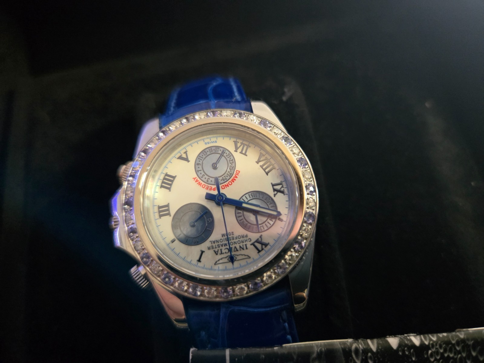 Invicta Womens Diamond Speedway Sapphire 2088