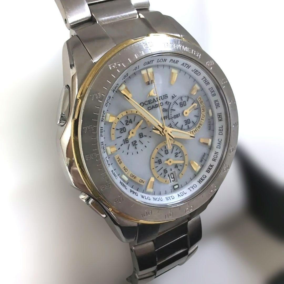 Casio Oceanus OCW-M800TGJ-7AJF Solar Atomic Multiband 5 Titanium Watch Japan