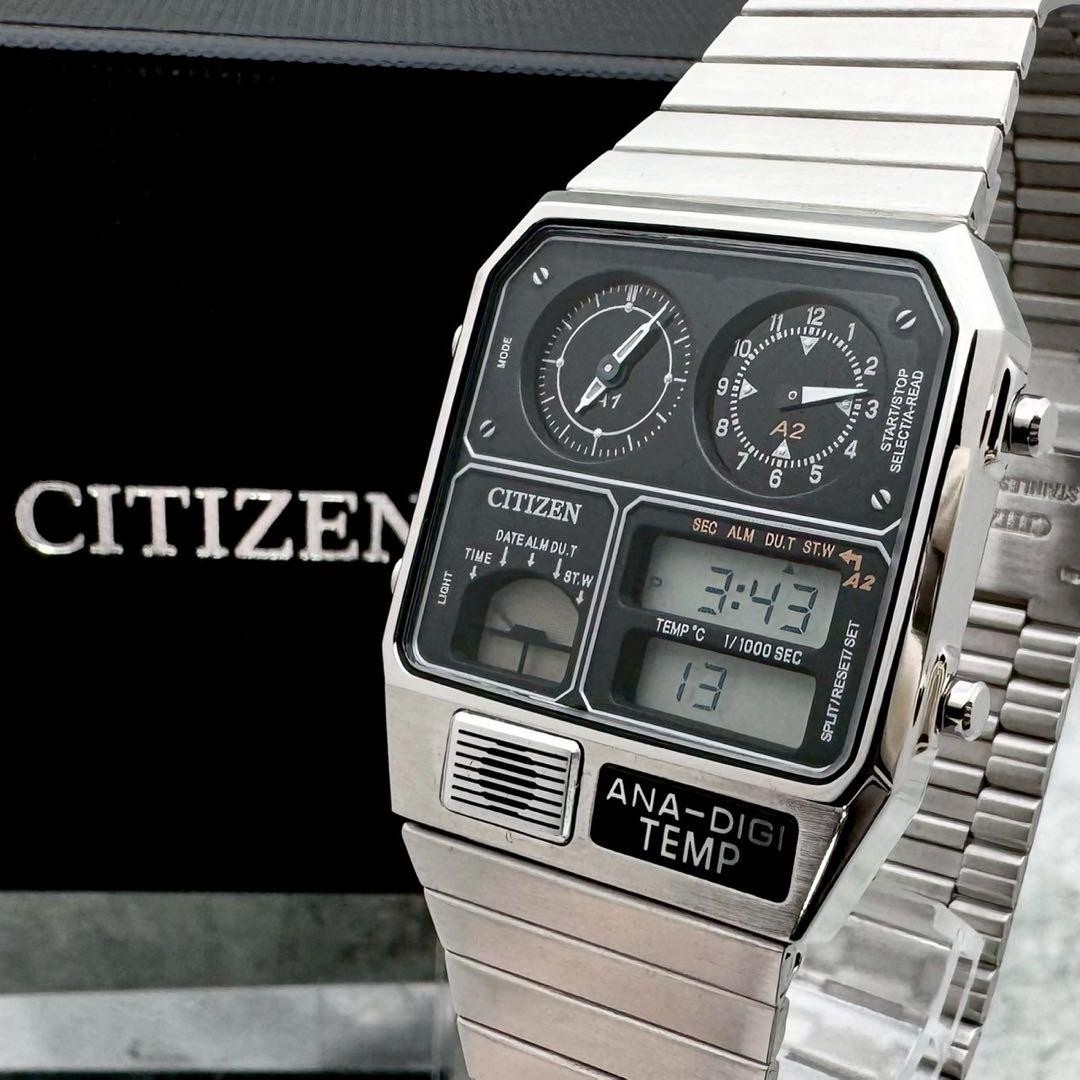 80s Reissue Working Citizen Ana Digi Temp 8989 S116864