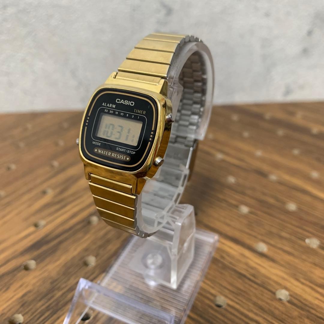 CASIO LA670WGA-1 Gold, working condition