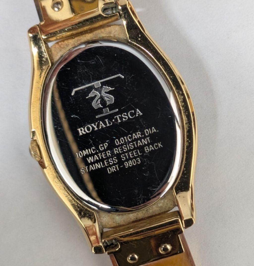Second Generation Yoshibaru Tortoiseshell Watch with Natural Diamonds Box Used