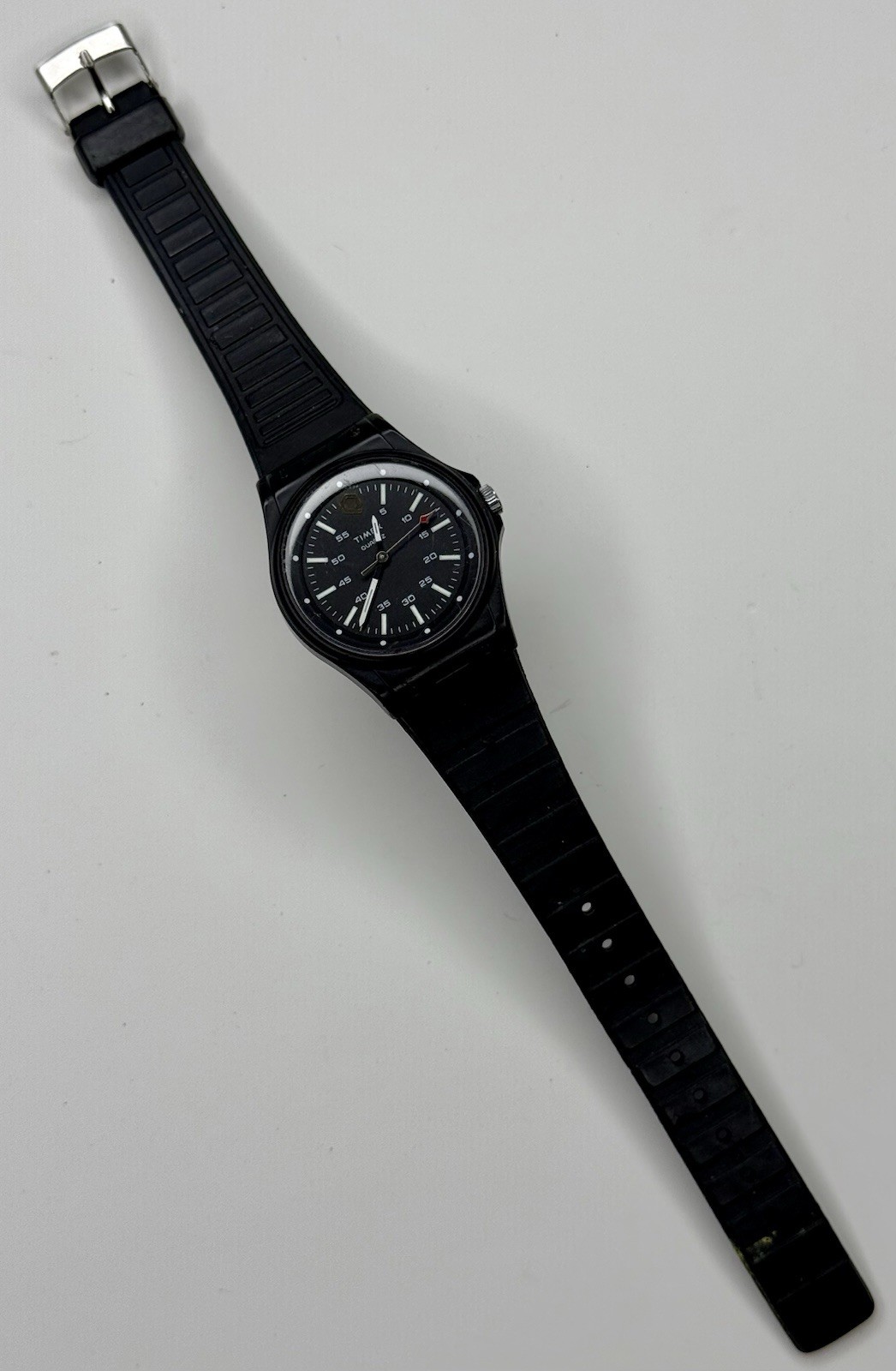 Vintage 1979 Timex Black Max Sport Quartz M Cell Wrist Watch 33mm Philippines