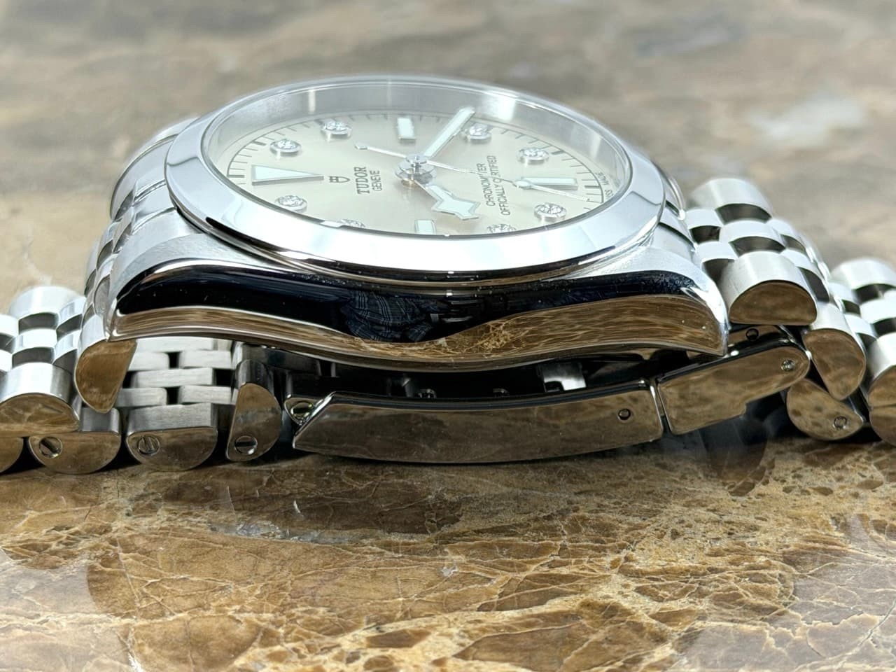 TUDOR Black Bay One 36 Light Champagne Diamond Dial Box Papers Card 2026