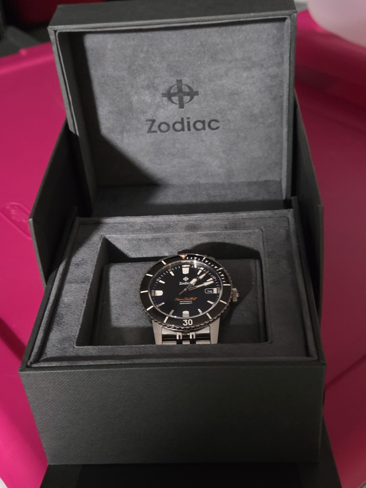Zodiac Super Sea Wolf 53 Black Men’s Watch – ZO9288