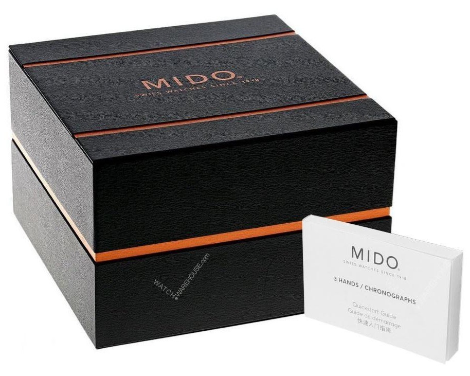 Mido Multifort 8 One Crown Auto 40mm Black Rubber Men’s Watch M055.507.17.051.00