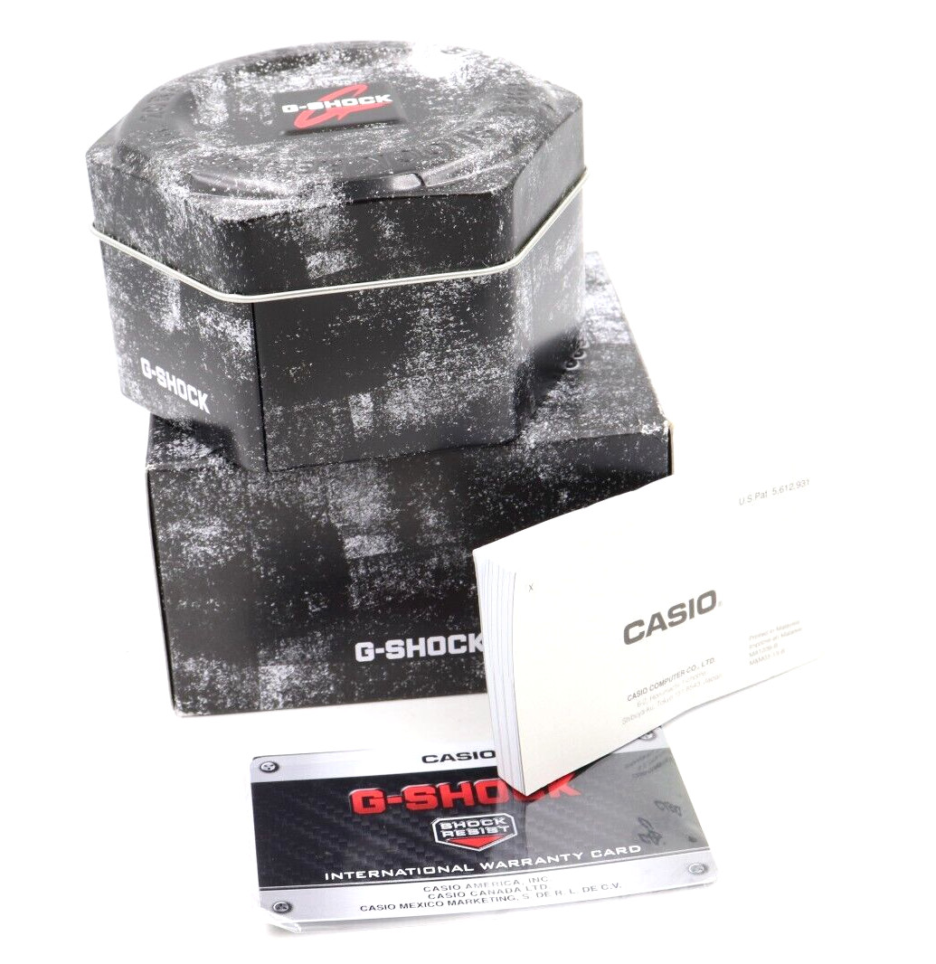 New Casio G-Shock Matte Black Chrono Digital-Analog Men Watch 50mm GA110-1B $130