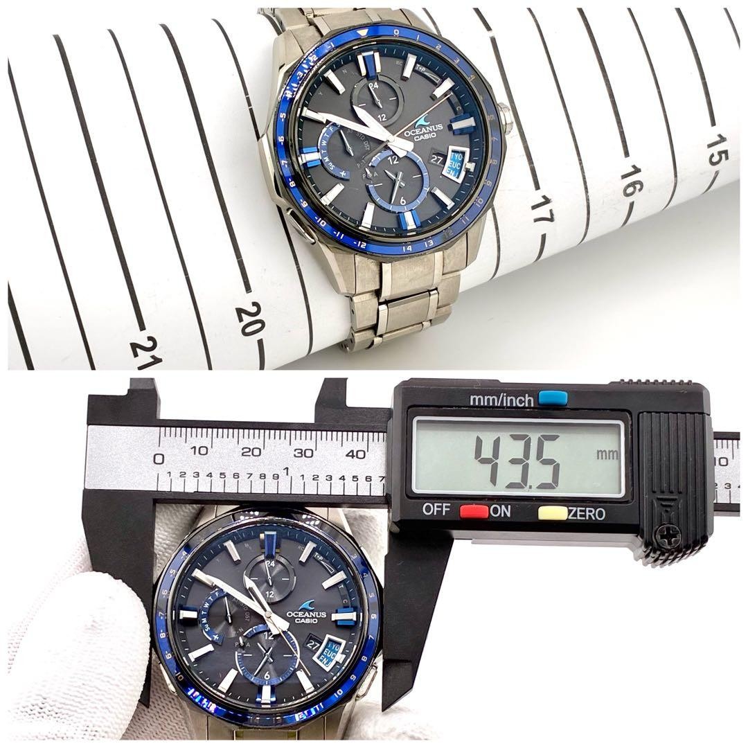Casio Oceanus OCW-G2000 Solar Radio Chronograph Titanium good condition japan
