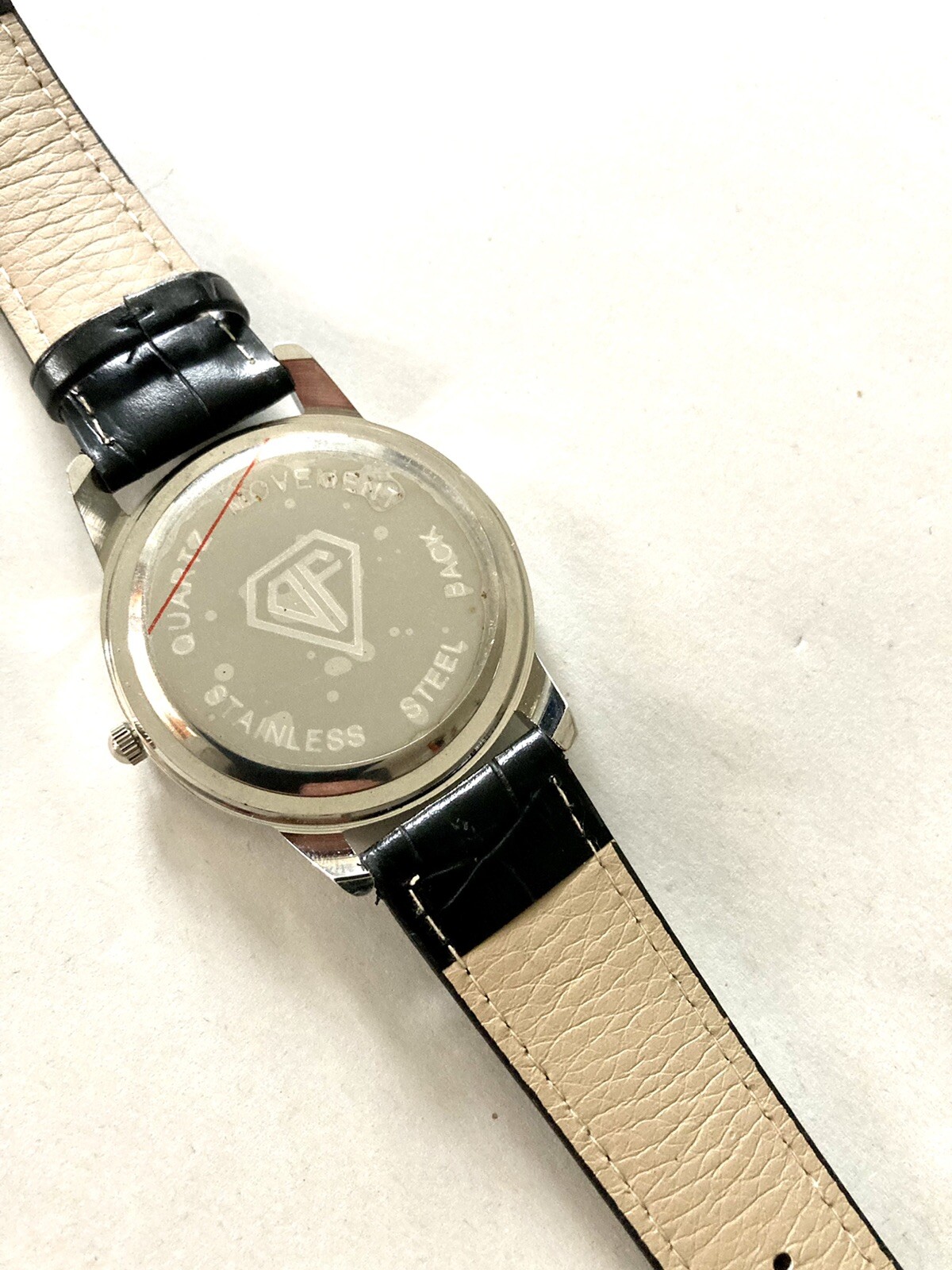 DF Shield Quartz Watch Leather Steel Classy Black Silver Analog Formal Luxury