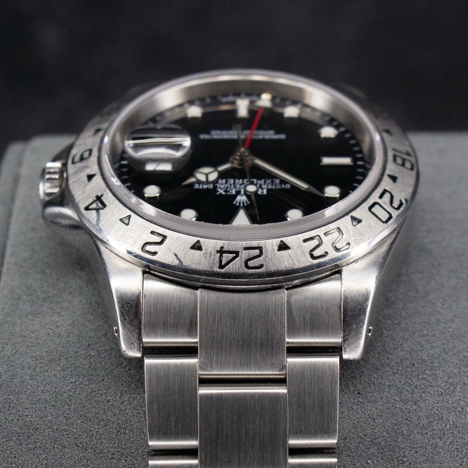 Rolex Explorer II 16570 40mm 24 hour GMT Black Dial P Serial 2000