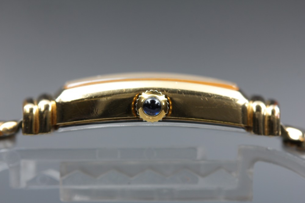 HAMILTON Benton 6198A Gold Small Seconds Rectangular GP Quartz 22mm Ladies Watch