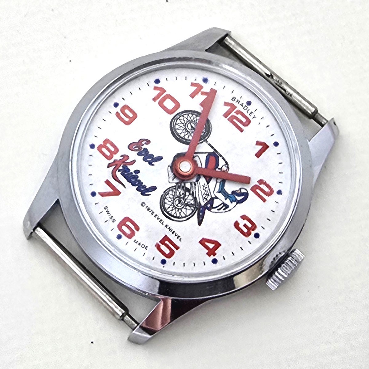 Working EVEL KNIEVEL Vintage BRADLEY WATCH, 100% ORIGINAL, A Rare Timepiece!