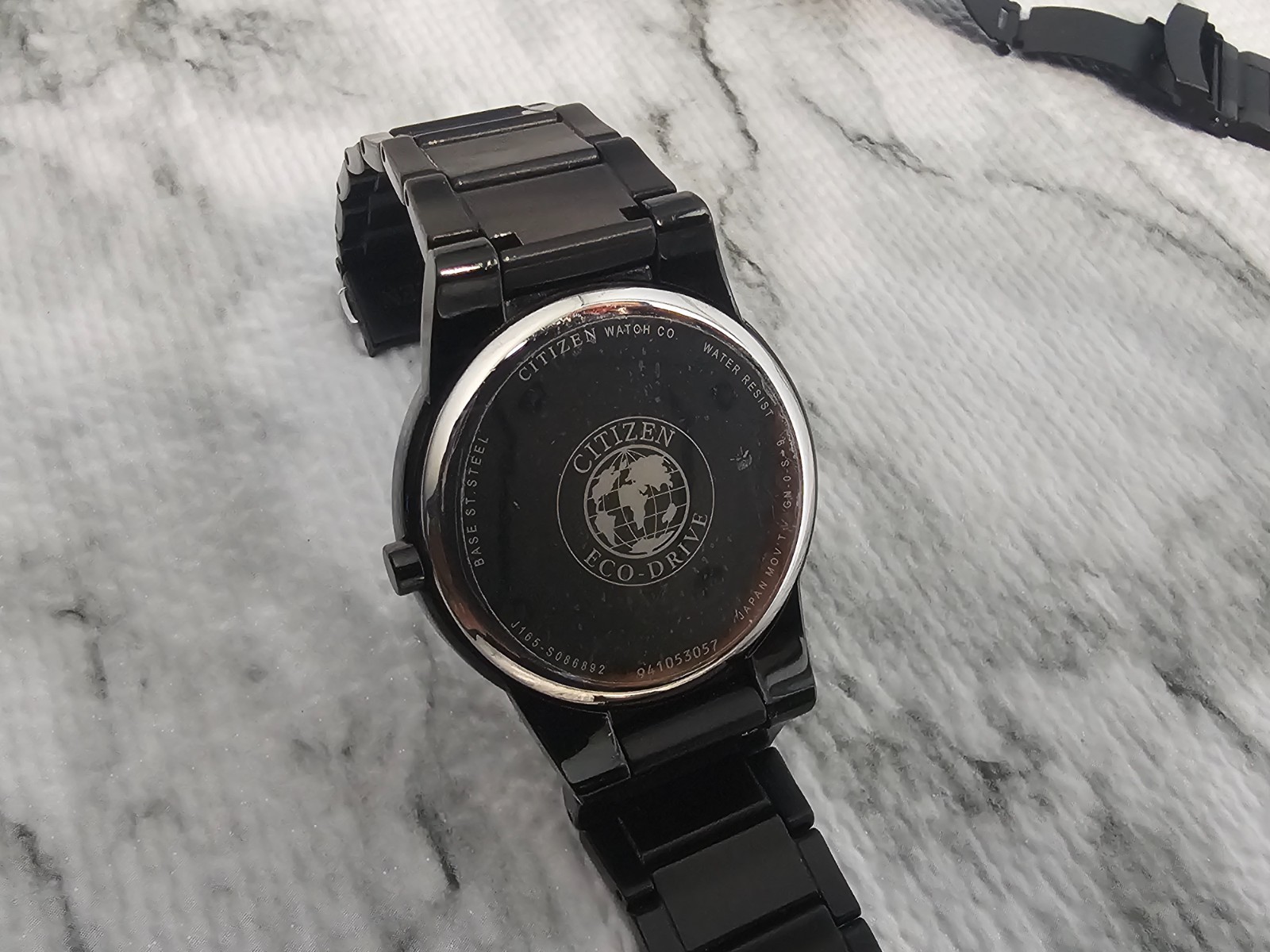 CITIZEN Eco-Drive J165-S086892 Axiom Black Diamond Accent Men’s Watch