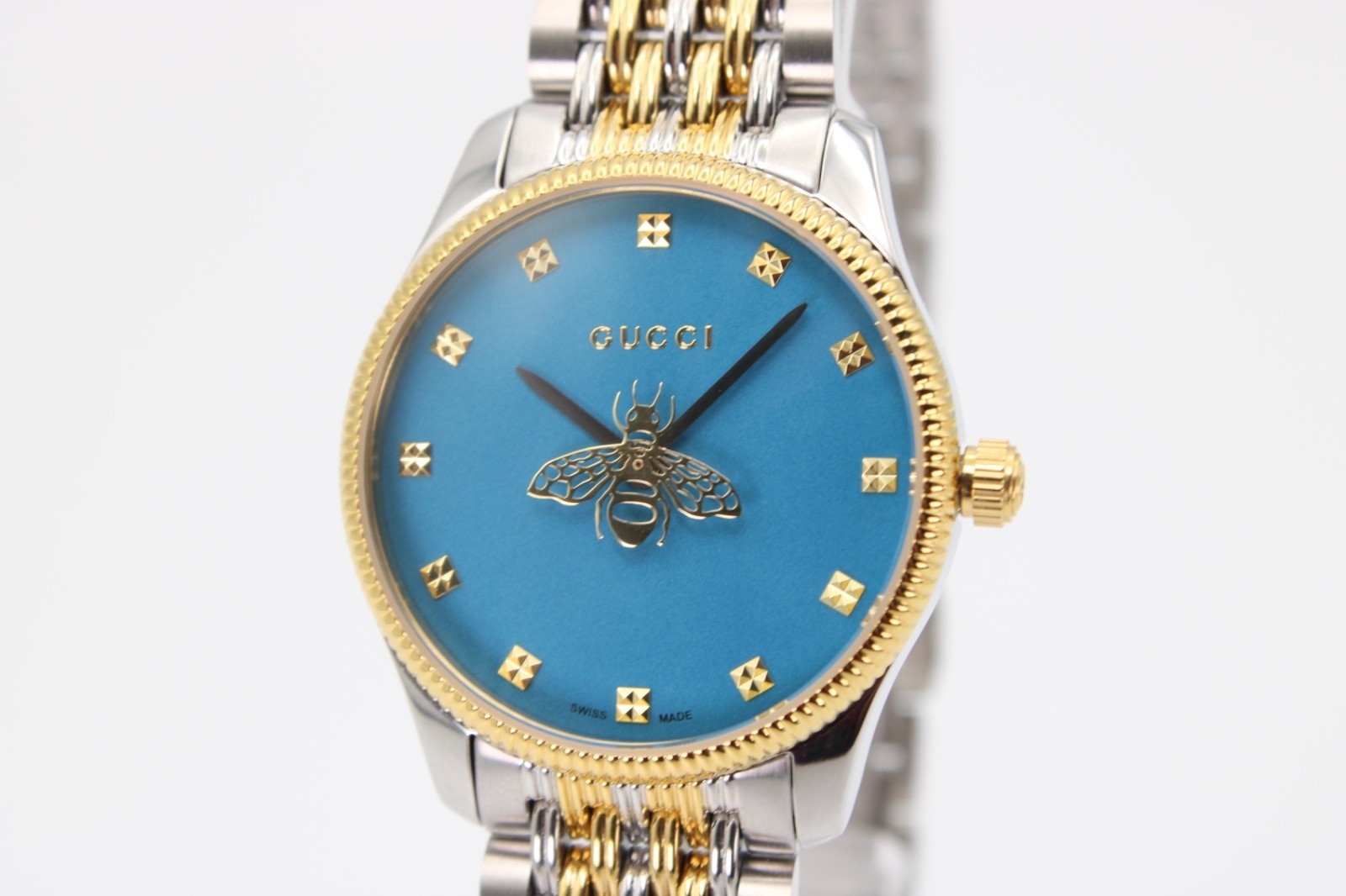 GUCCI G-Timeless YA1265029 Blue Dial Quartz Women’s Watch 29mm