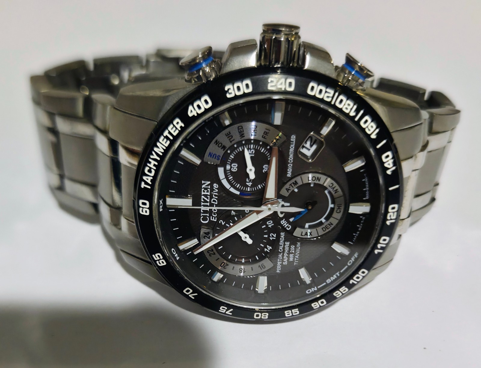 Citizen Eco-Drive Perpetual Chrono Radio Controlled E650-S075181 42mm