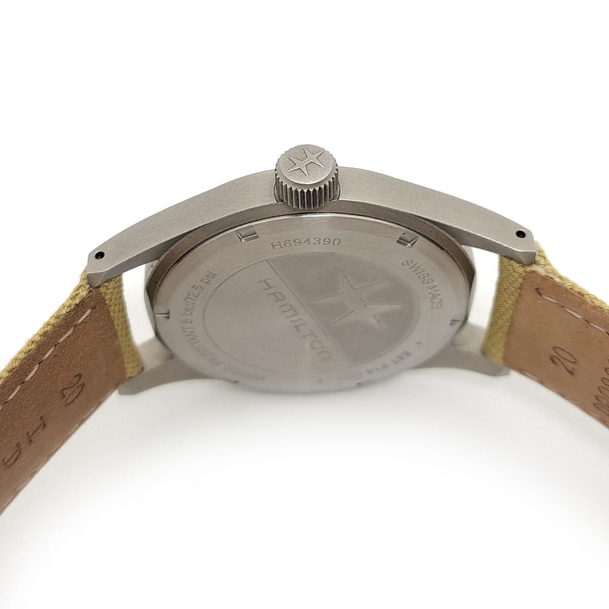 [B1Y] Hamilton Khaki Field Mechanical H694390 Hand Wound Stainless Steel [q8m]