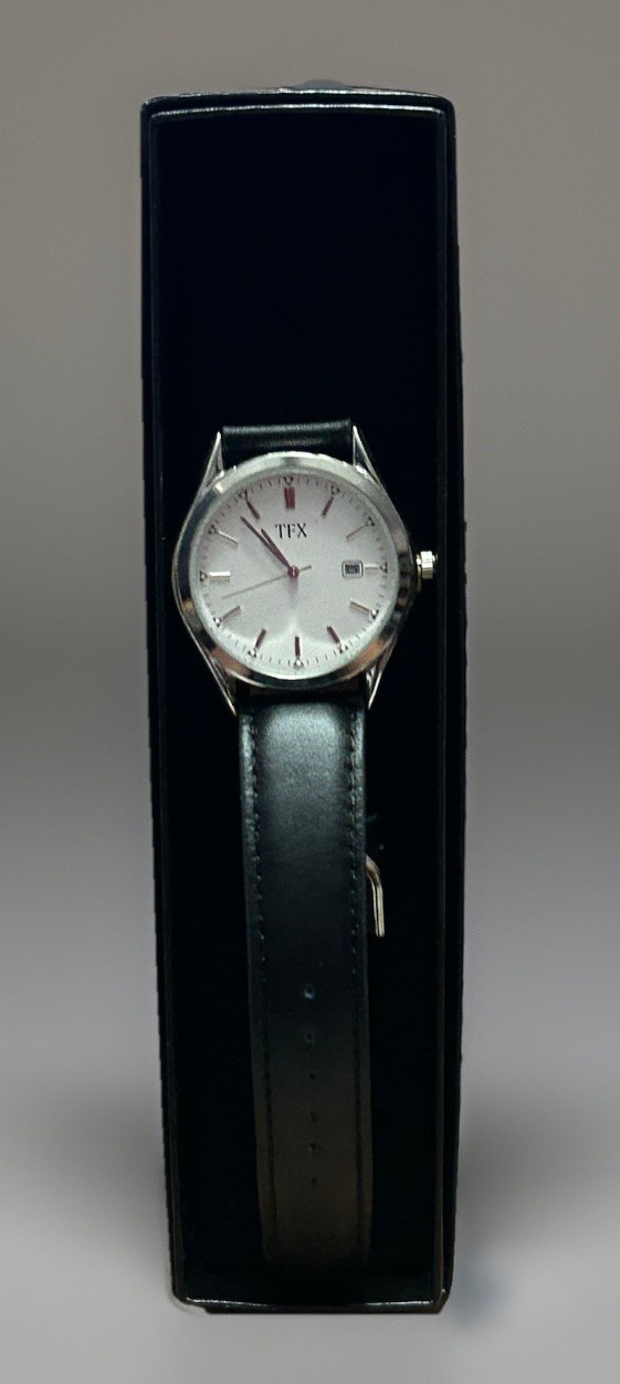 Ford Motor Company 20 Year Anniversary TFX Bulova Men’s Wrist Watch Leather Band