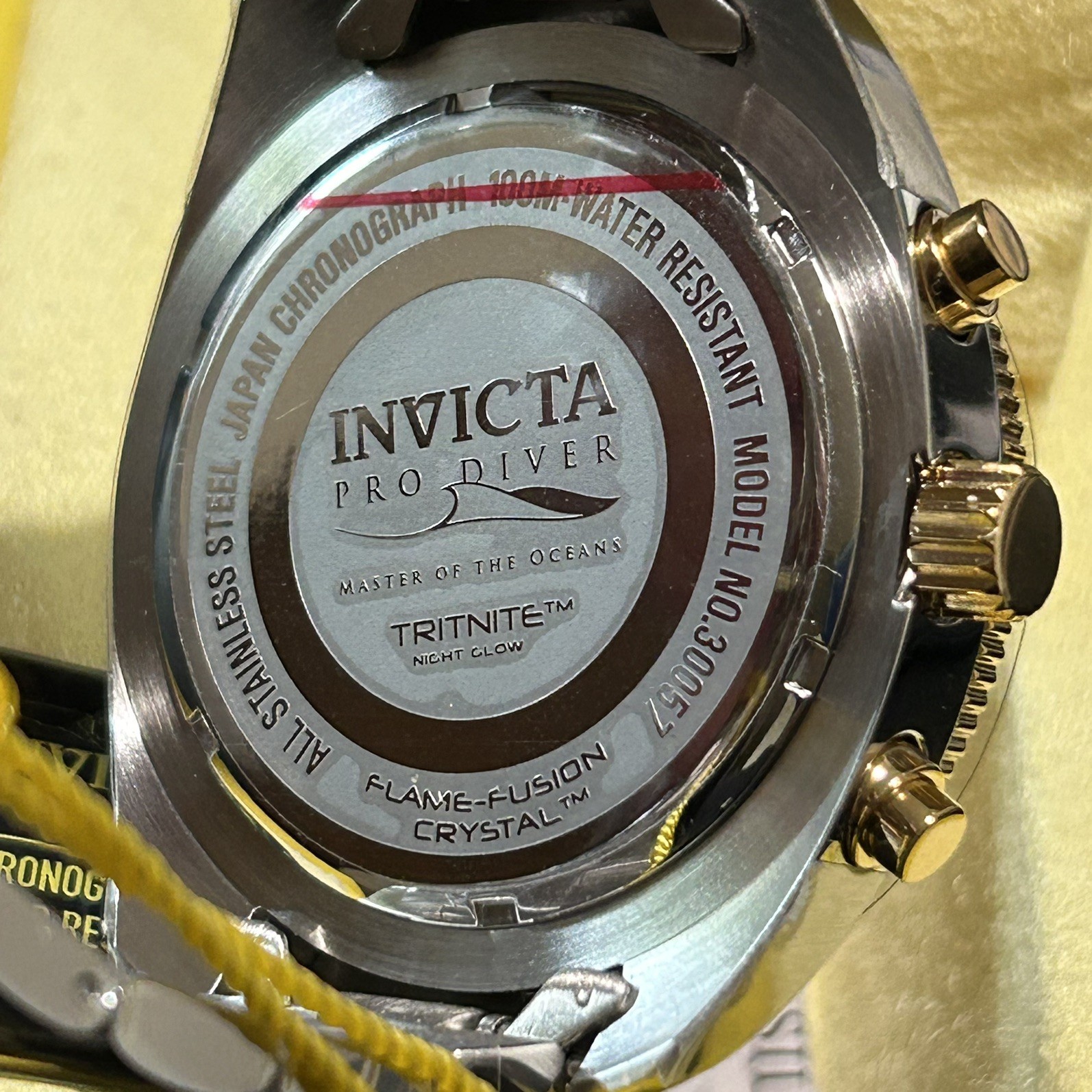 Invicta Men’s 48mm Pro Diver 30057 Quartz Chronograph Stainless Steel Watch NEW