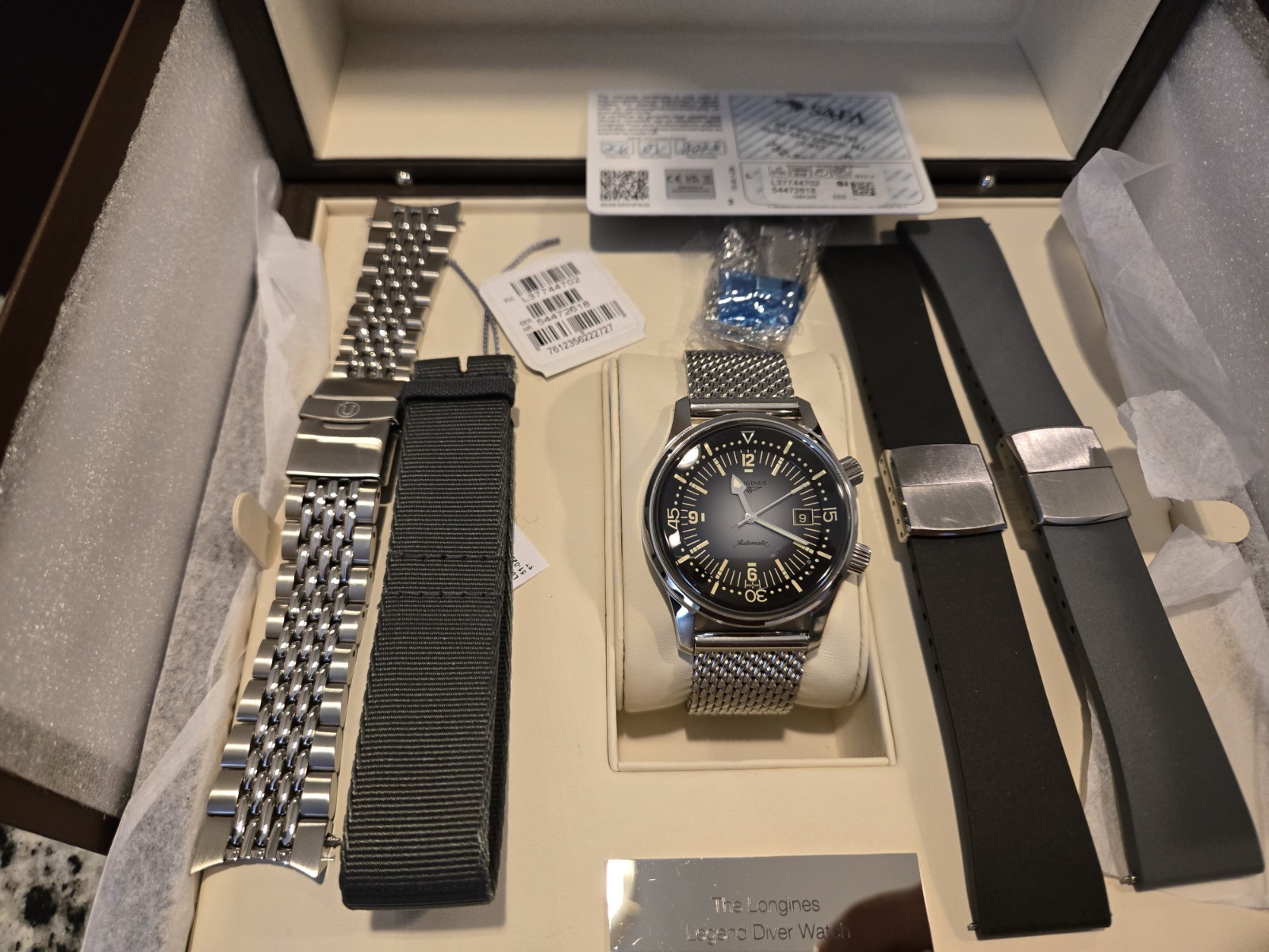 Longines Legend Diver 42 Gray L3.774.4.70.2
