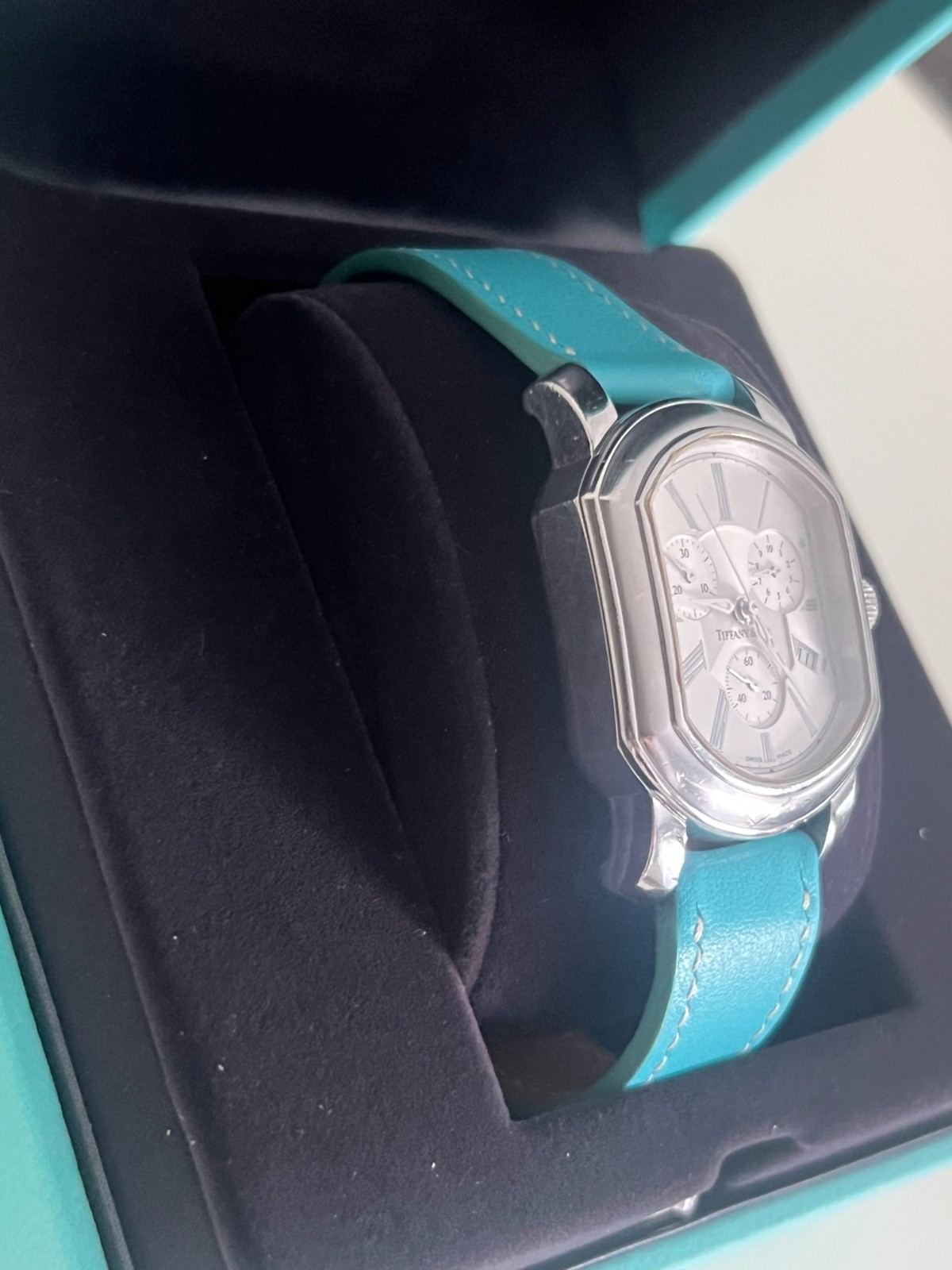 Tiffany & Co. Mark Coupe Quartz Chronograph Men’s Watch in Stainless Steel