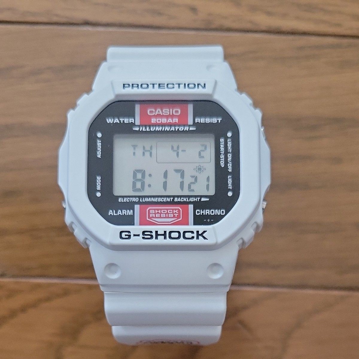 CASIO G SHOCK DW 5600EH 25th Anniversary Eric Hayes Collaboration White Digital