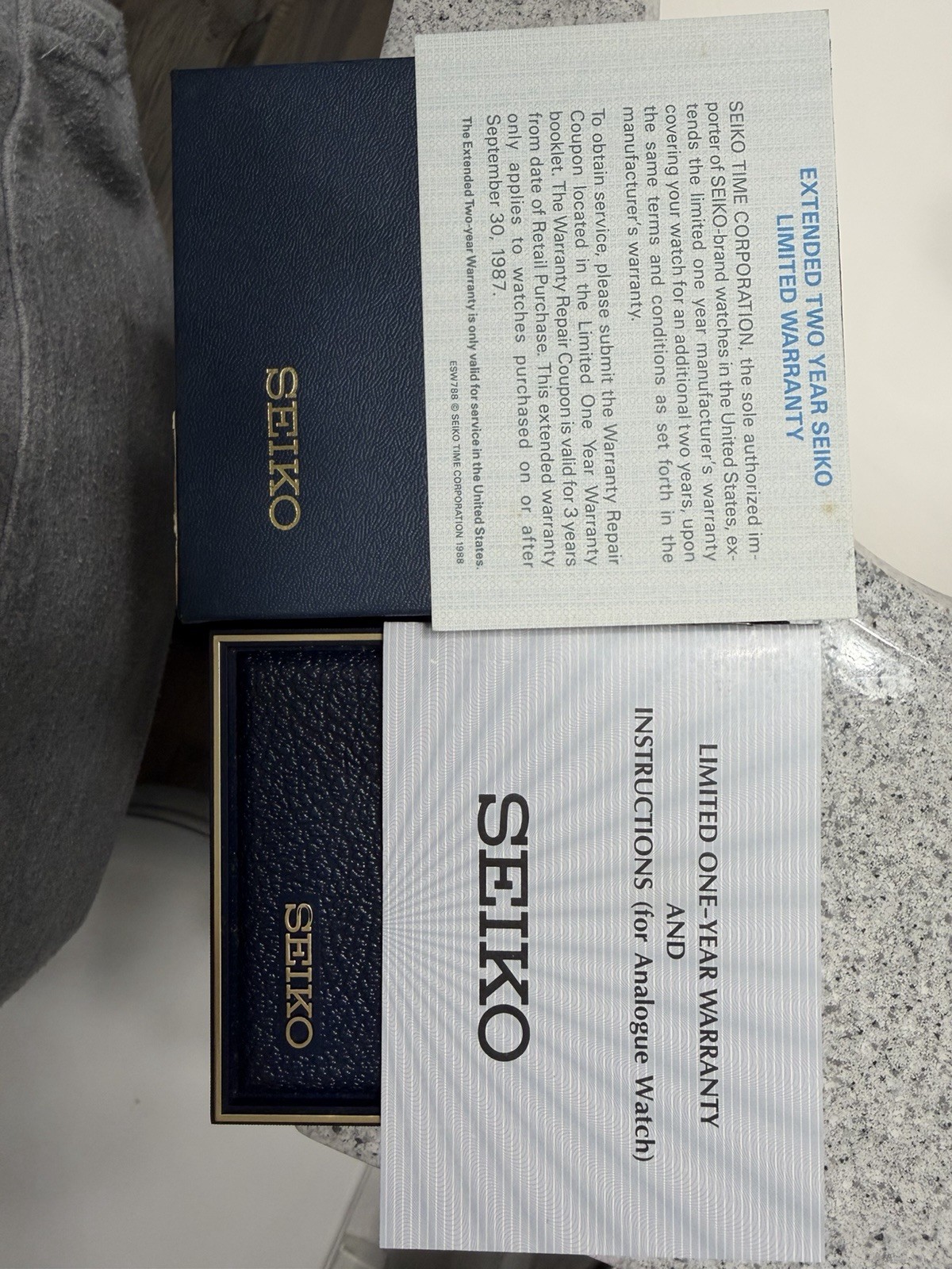 Vintage Seiko Mickey Mouse Watch with original box and price tag from the 80’s