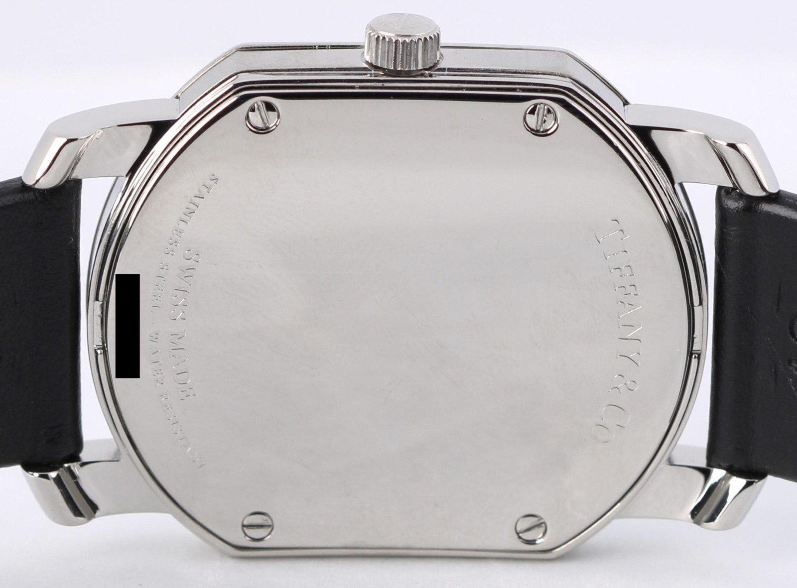 Tiffany & Co Atlas Mark Coupe Resonator Steel Silver Roman Numeral 31.5mm Watch