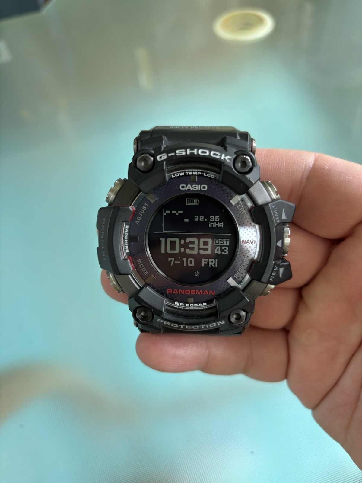 Casio G-Shock GPR-B1000-1JR Rangeman GPS Solar-Assisted Mens Watch