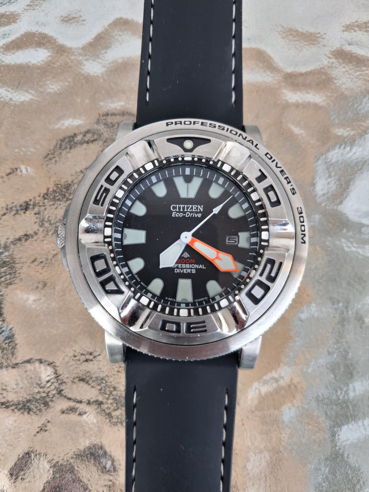 Citizen Ecozilla Professional Divers 300m St. Steel B873-s057892 48mm Mens Watch
