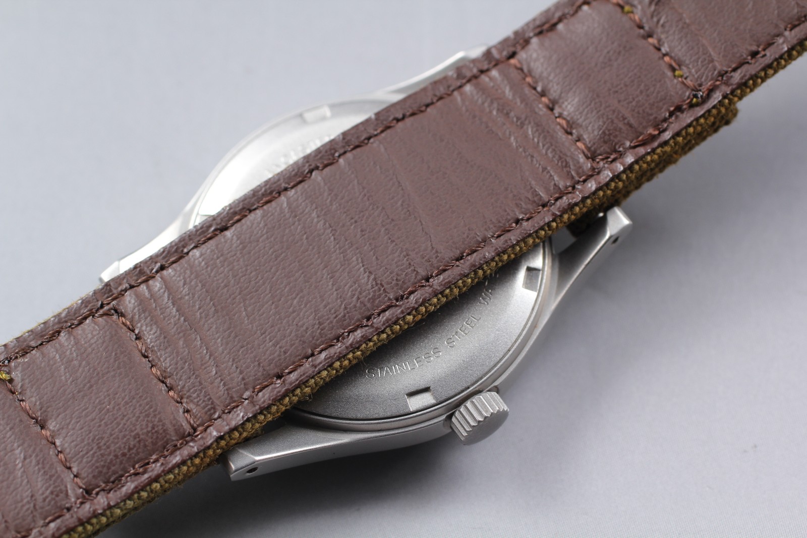 [ w/Box, Paper ] HAMILTON Khaki 9415A Green Dial Hand-Winding Men’s Watch JAPAN