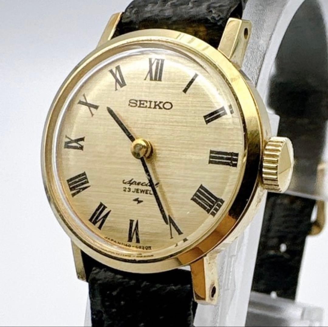 SEIKO Special 1975 Manual Wind Ladies Watch 1140-0090 Used