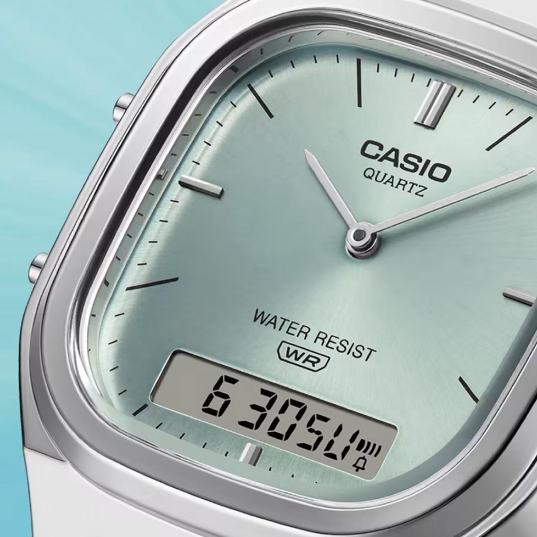 CASIO Classic AQ-240E-2AJF Light Blue Watch Used