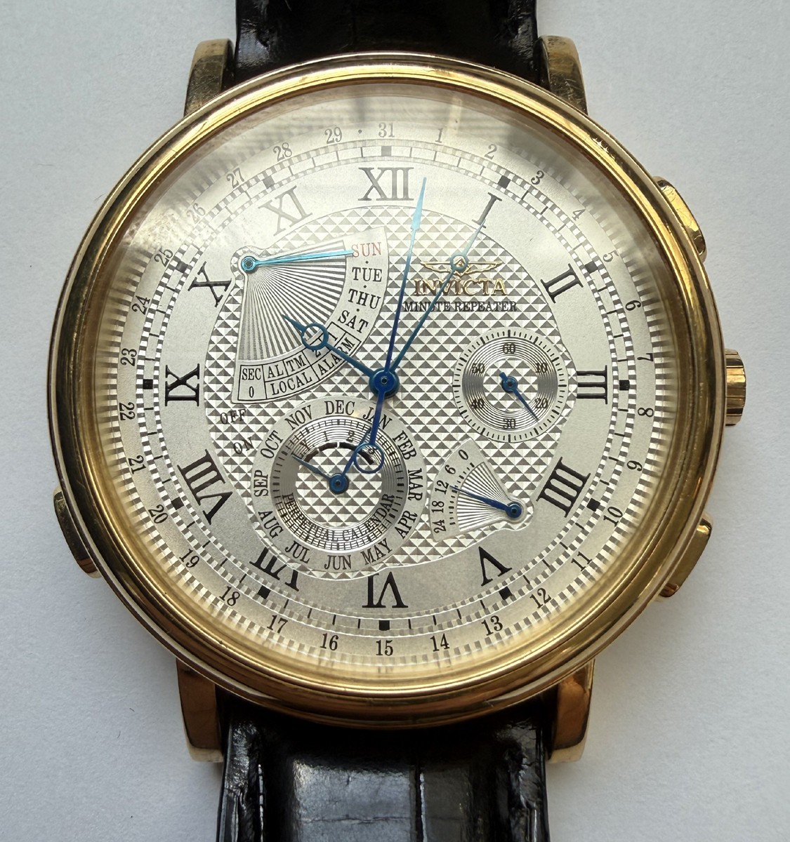 Grand Complications Minute Repeater Perpectual Complete Calendar Alarm Rare New