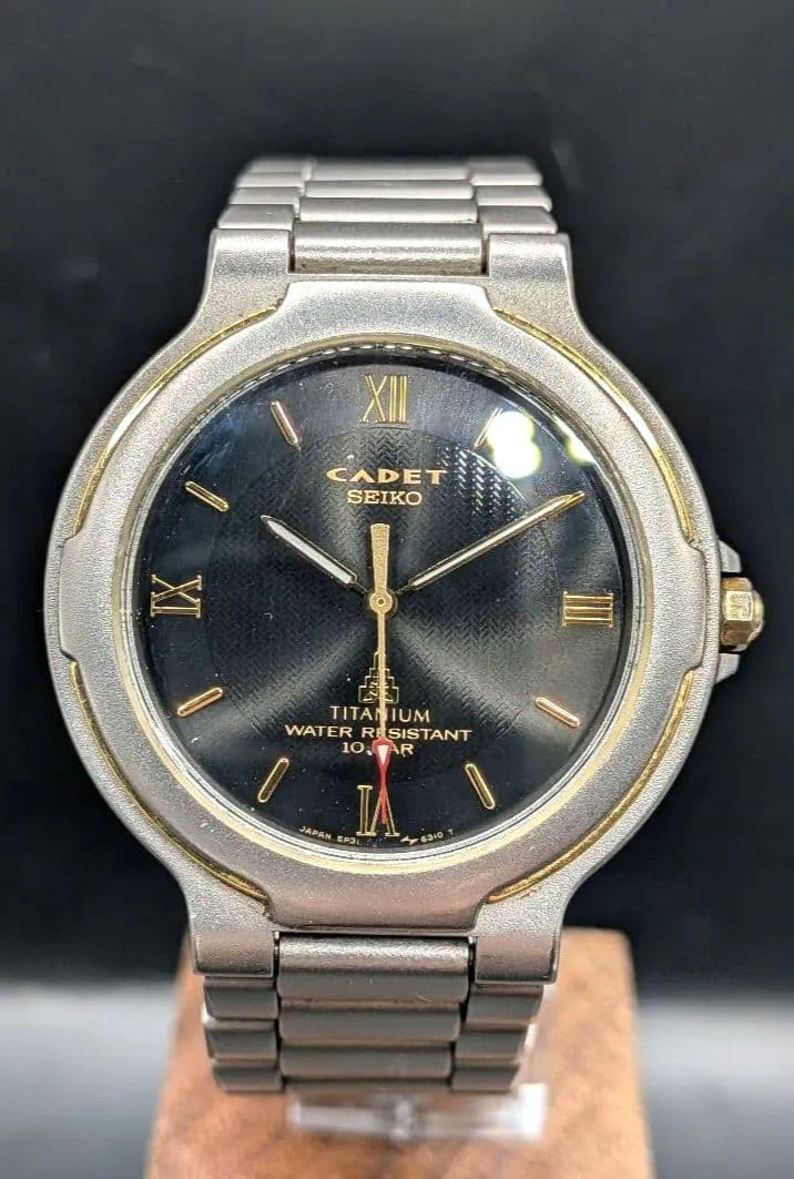 Excellent Condition SEIKO CADET 5P31 6250 Titanium Battery and Gasket Replaced