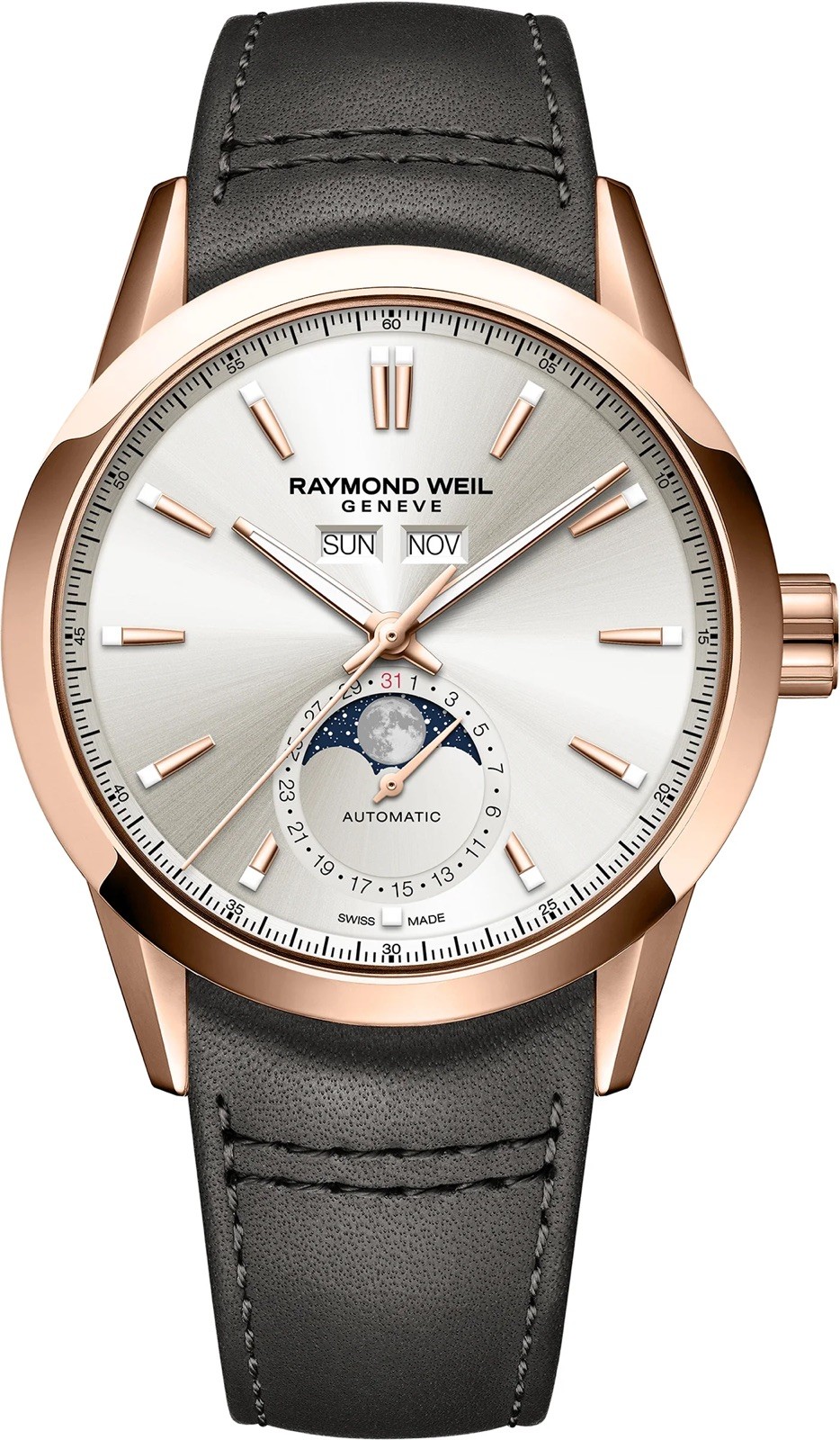 Raymond Weil Freelancer Complete Calendar 40mm Dune Dial Full Set Box & Papers
