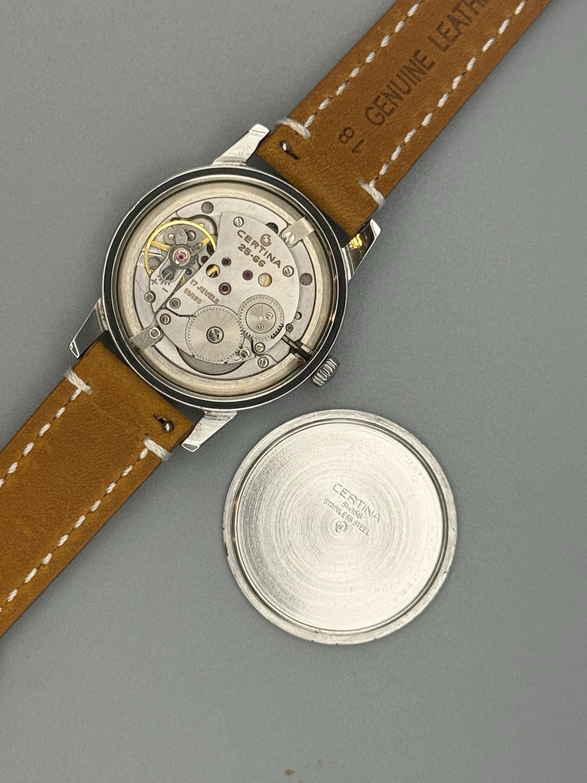 Certina Bristol 235 Manual Wind Swiss 17J Silver Dial Steel 34mm, runs great