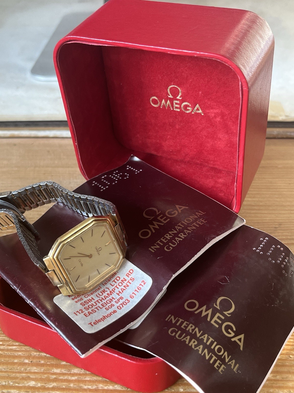 Vintage Omega De Ville, Boxed, Papers, OG Bracelet, Quartz – 1982