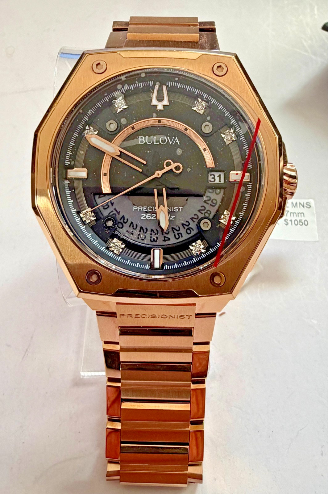 Bulova Men’s Precisionist Series X 45mm Quartz Watch 97D129