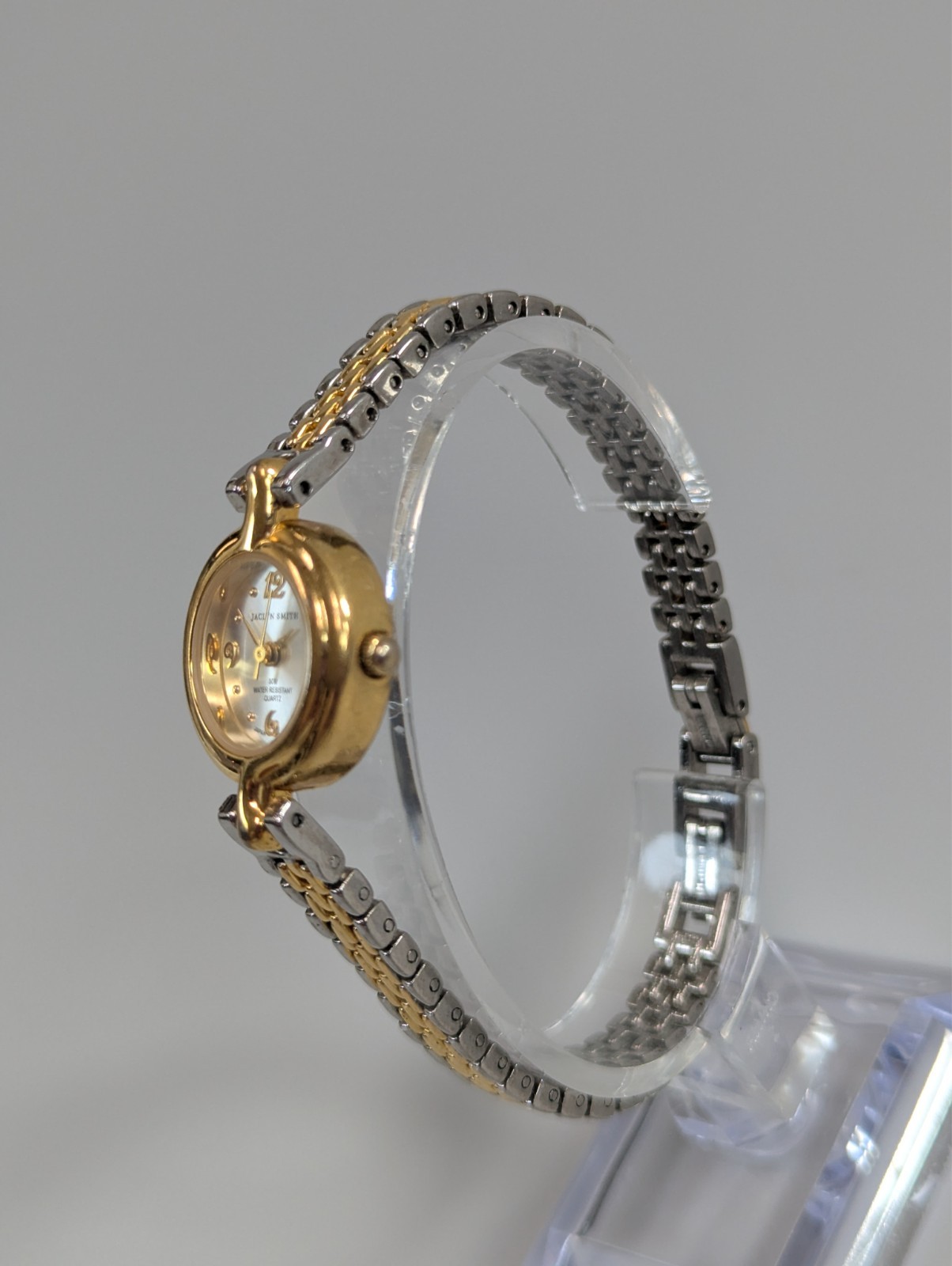Jaclyn Smith Gold with Silver dial and gold & silver 2 tone band 20mm